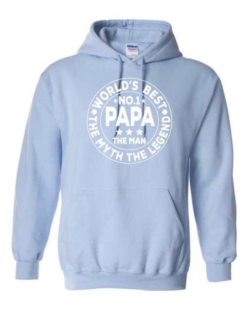 NO 1 PAPA CIRCLE  - Cotton Ouaté Kangourou (Unisexe) Pour Adulte