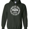 NUMBER 1 PAPA  - Adult Hooded Sweatshirt (Unisex)