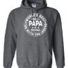 NUMBER 1 PAPA  - Adult Hooded Sweatshirt (Unisex)