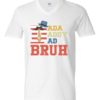 DADDY BRUH  - T-shirt Col V Pour Adultes