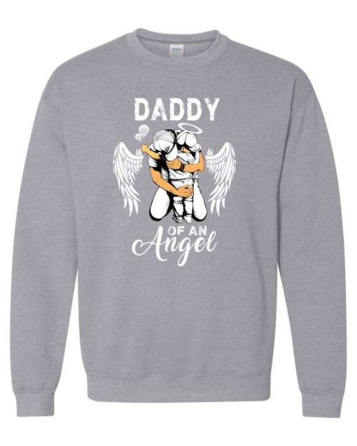 DADDY ANGEL  - Adult Crew Neck Sweatshirt (Unisex)