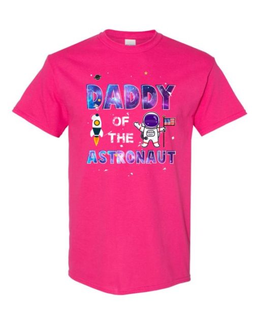 DADDY ASTRONAUT - Adult Round-neck T-shirt