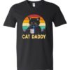 CAT DADDY  - Adult V-neck T-shirt