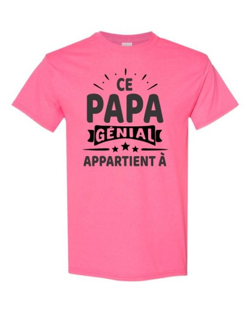 CE PAPA GENIAL - Adult Round-neck T-shirt
