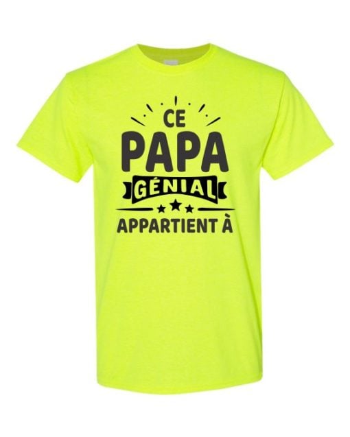 CE PAPA GENIAL - Adult Round-neck T-shirt