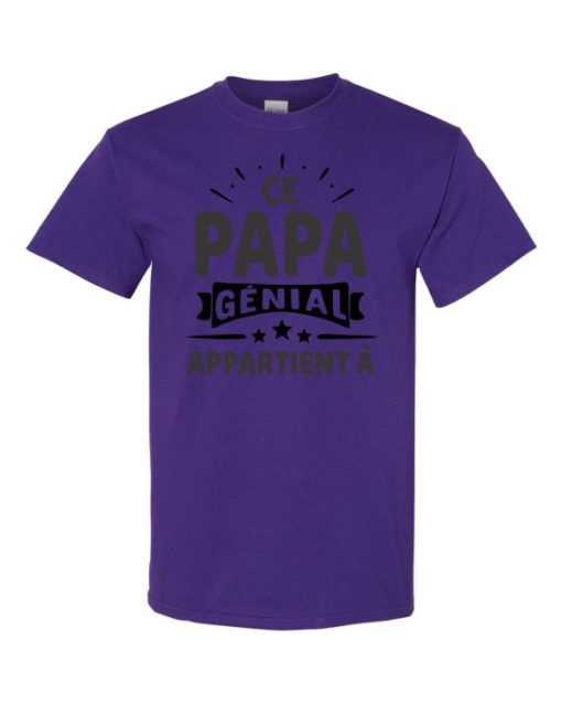 CE PAPA GENIAL - Adult Round-neck T-shirt