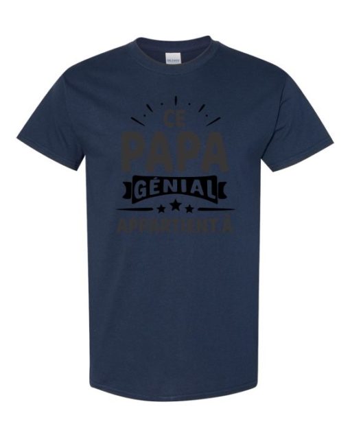 CE PAPA GENIAL - Adult Round-neck T-shirt