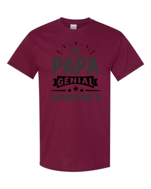 CE PAPA GENIAL - Adult Round-neck T-shirt
