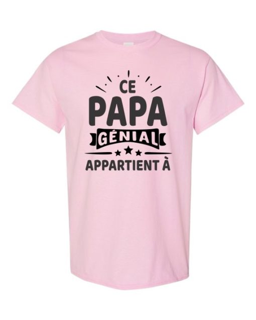CE PAPA GENIAL - Adult Round-neck T-shirt
