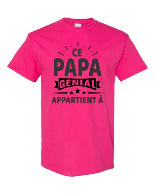 CE PAPA GENIAL - Adult Round-neck T-shirt