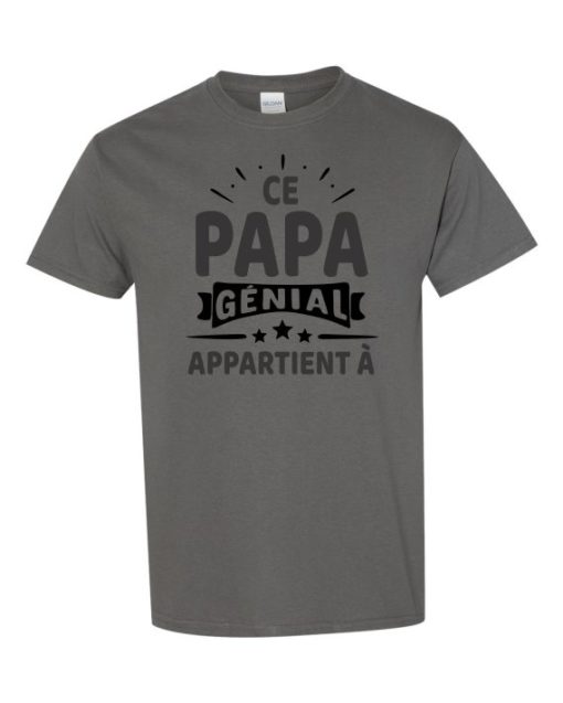 CE PAPA GENIAL - Adult Round-neck T-shirt