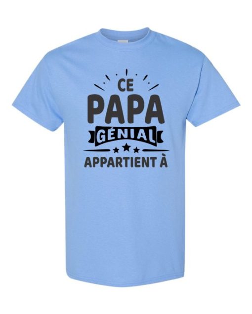 CE PAPA GENIAL - Adult Round-neck T-shirt