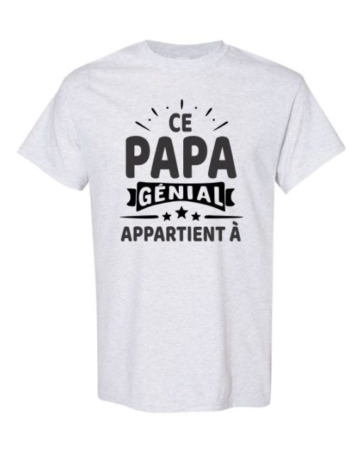 CE PAPA GENIAL - Adult Round-neck T-shirt