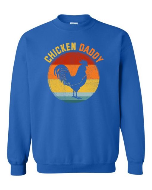 CHICKEN DADDY  - Cotton Ouaté Col Rond (Unisexe) Pour Adultes