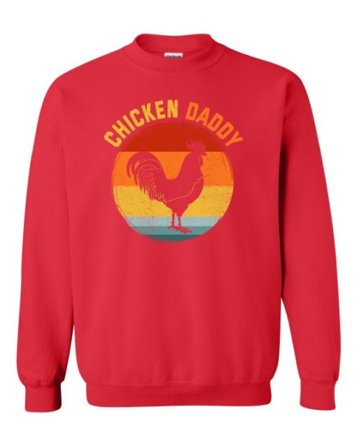 CHICKEN DADDY  - Cotton Ouaté Col Rond (Unisexe) Pour Adultes