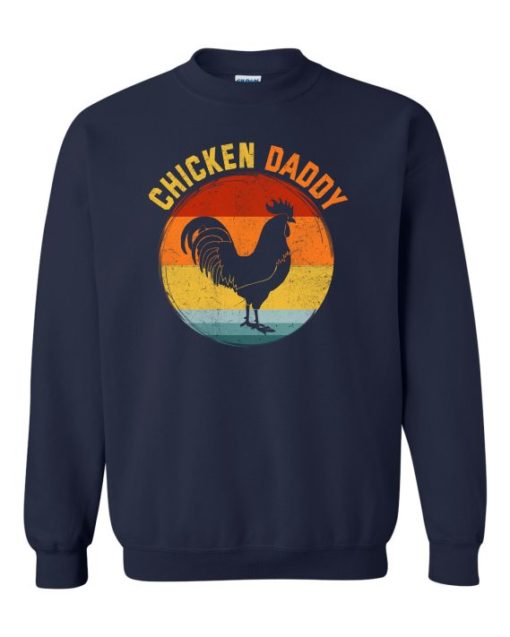 CHICKEN DADDY  - Cotton Ouaté Col Rond (Unisexe) Pour Adultes
