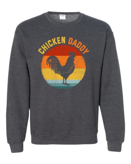 CHICKEN DADDY  - Cotton Ouaté Col Rond (Unisexe) Pour Adultes