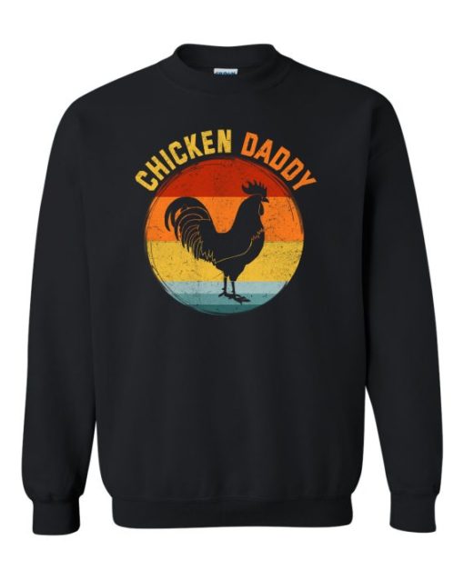 CHICKEN DADDY  - Cotton Ouaté Col Rond (Unisexe) Pour Adultes