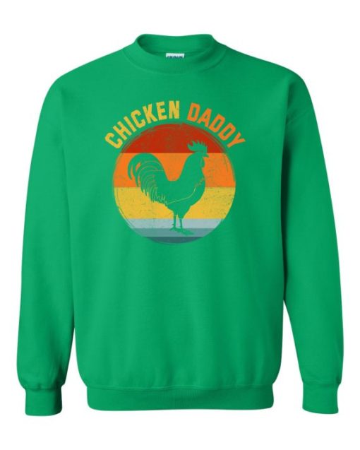 CHICKEN DADDY  - Cotton Ouaté Col Rond (Unisexe) Pour Adultes