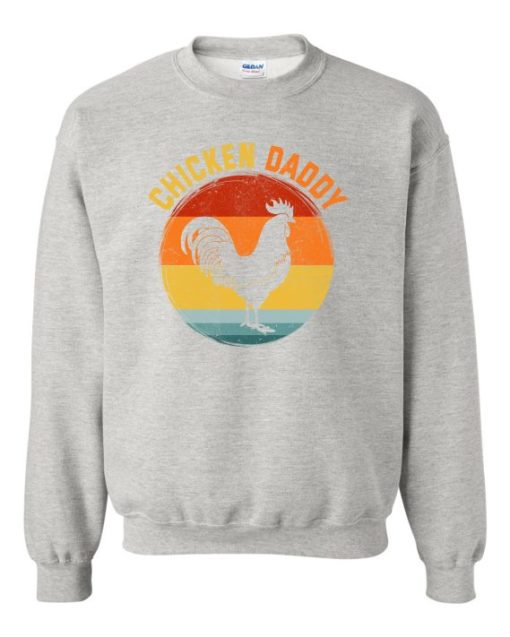 CHICKEN DADDY  - Cotton Ouaté Col Rond (Unisexe) Pour Adultes