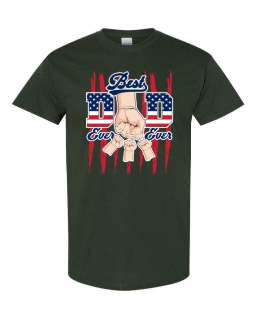 BEST DAD EVER EVER  - T-shirt Col Rond Pour Adultes