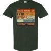 TAHTS WHAT I DO I FIX   - Adult Round-neck T-shirt