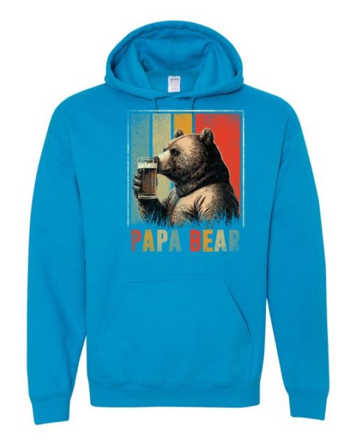 PAPA BEAR  - Adult Hooded Sweatshirt (Unisex)