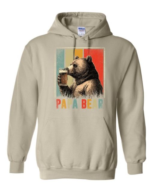 PAPA BEAR  - Adult Hooded Sweatshirt (Unisex)