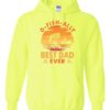O FISH ALLY  BEST DAD EVER  - Adult Hooded Sweatshirt (Unisex)