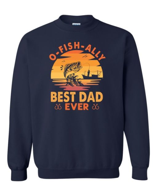 O FISH ALLY  - Cotton Ouaté Col Rond (Unisexe) Pour Adultes