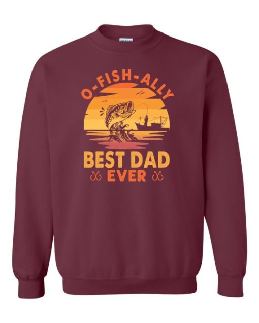 O FISH ALLY  - Cotton Ouaté Col Rond (Unisexe) Pour Adultes