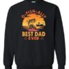 O FISH ALLY  BEST DAD EVER  - Adult Crew Neck Sweatshirt (Unisex)