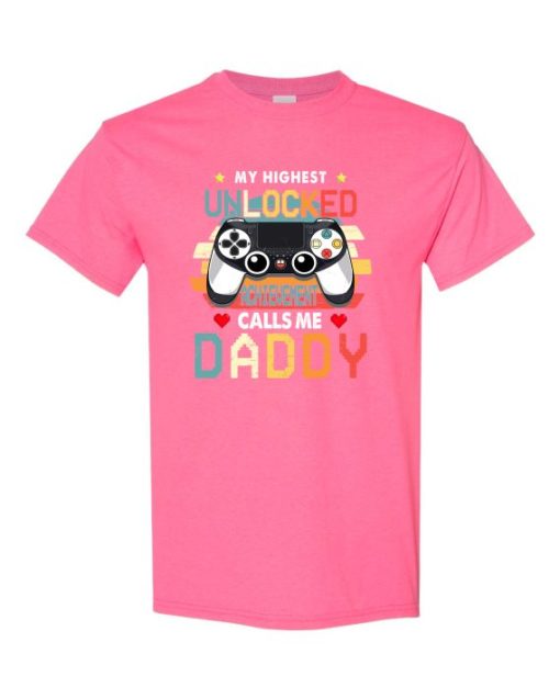 UNLOCKED DADDY  - Adult Round-neck T-shirt