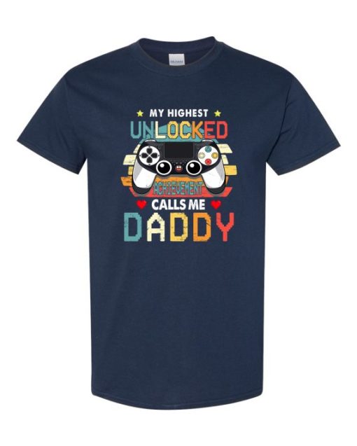 UNLOCKED DADDY  - Adult Round-neck T-shirt