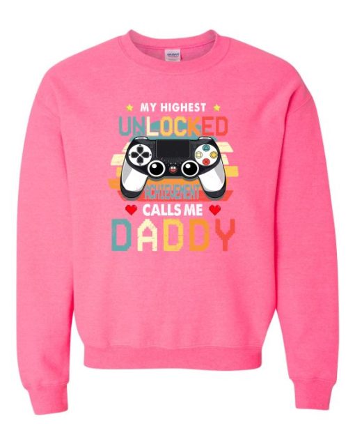 UNLOCKED DADDY  - Adult Crew Neck Sweatshirt (Unisex)
