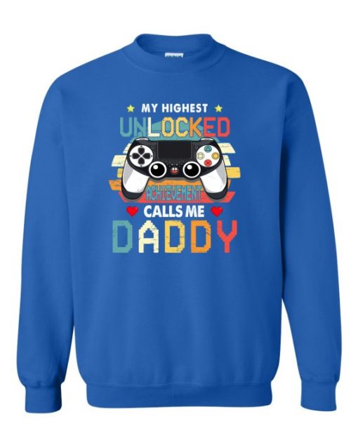 UNLOCKED DADDY  - Adult Crew Neck Sweatshirt (Unisex)