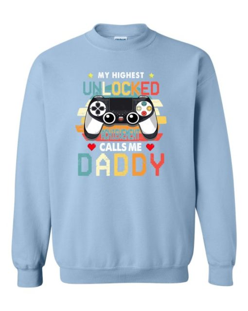 UNLOCKED DADDY  - Adult Crew Neck Sweatshirt (Unisex)