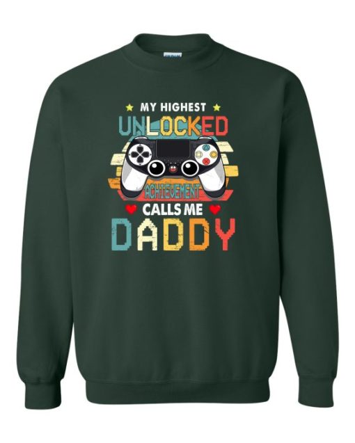 UNLOCKED DADDY  - Adult Crew Neck Sweatshirt (Unisex)