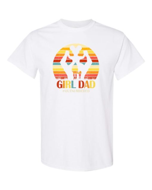 GIRL DAD - Adult Round-neck T-shirt