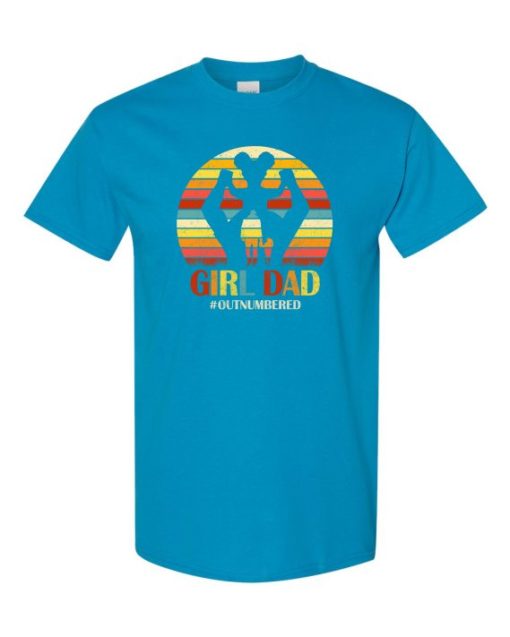 GIRL DAD - Adult Round-neck T-shirt