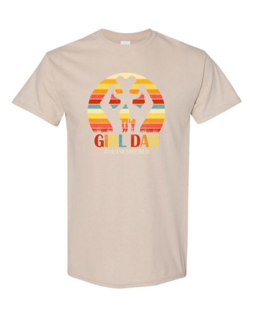GIRL DAD - Adult Round-neck T-shirt