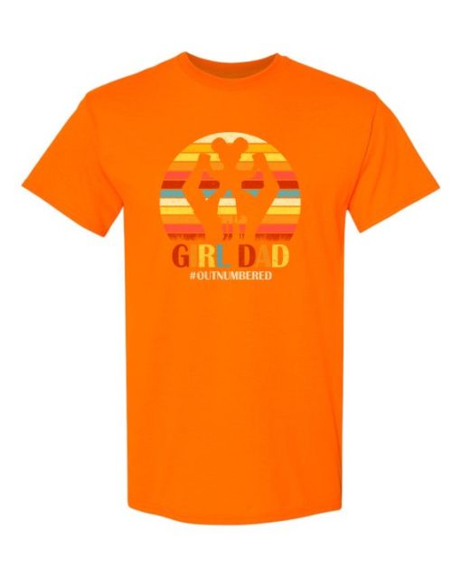 GIRL DAD - Adult Round-neck T-shirt
