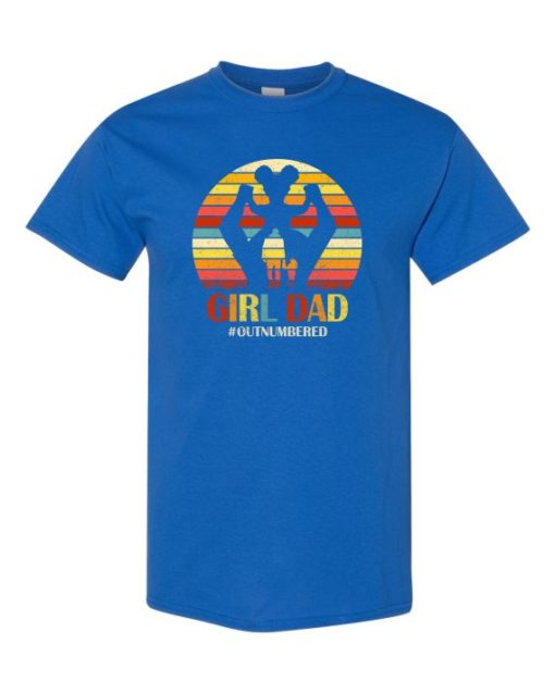 GIRL DAD - Adult Round-neck T-shirt