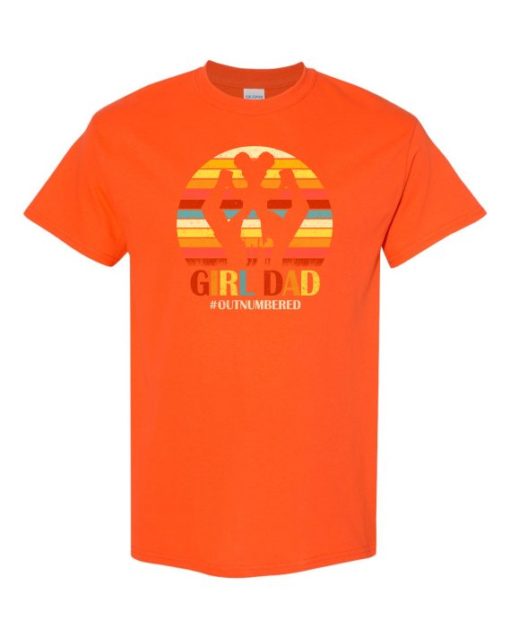 GIRL DAD - Adult Round-neck T-shirt