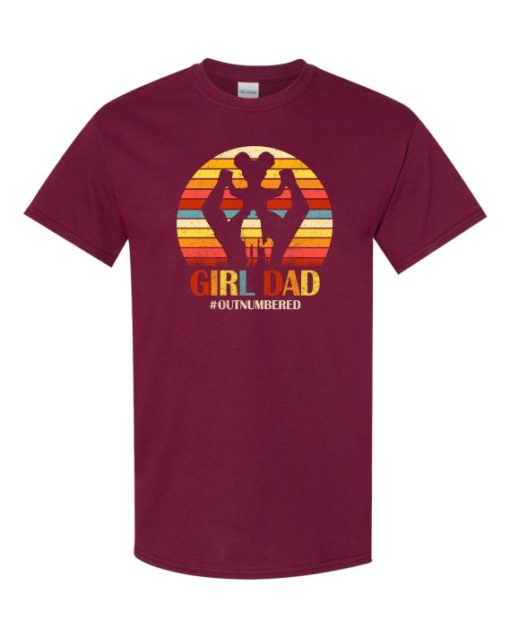 GIRL DAD - Adult Round-neck T-shirt