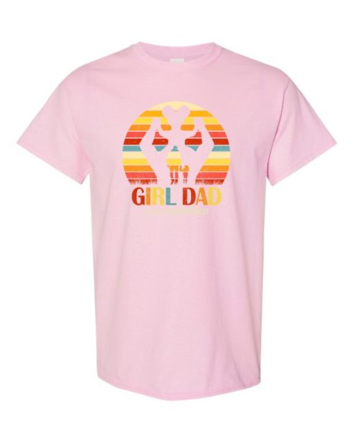 GIRL DAD - Adult Round-neck T-shirt