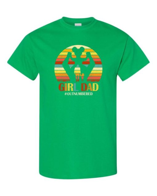 GIRL DAD - Adult Round-neck T-shirt