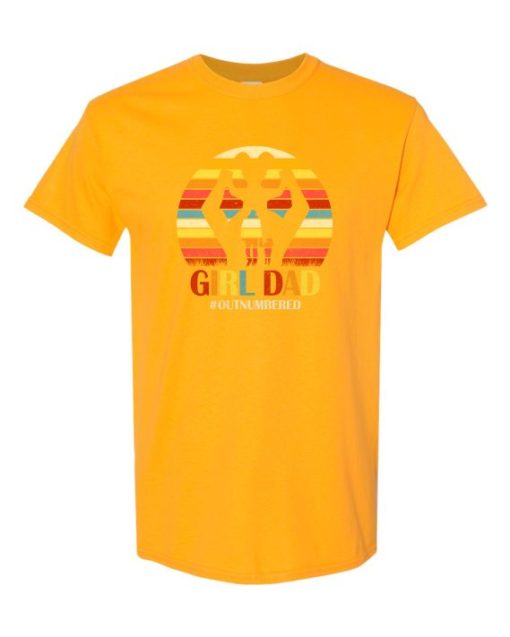 GIRL DAD - Adult Round-neck T-shirt