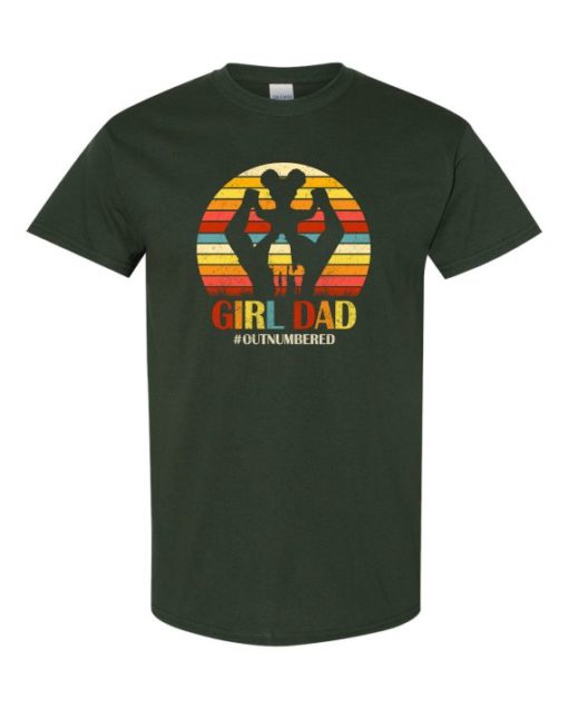 GIRL DAD - Adult Round-neck T-shirt