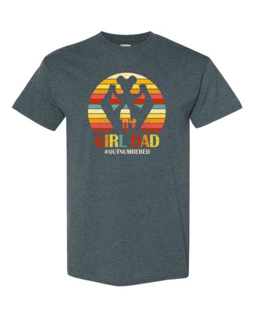 GIRL DAD - Adult Round-neck T-shirt